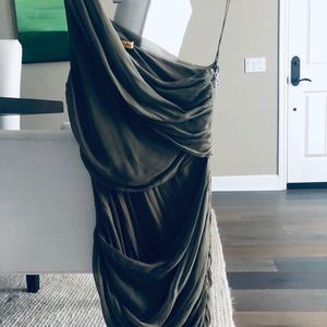 Alice + Olivia One-Should Ruched Dress